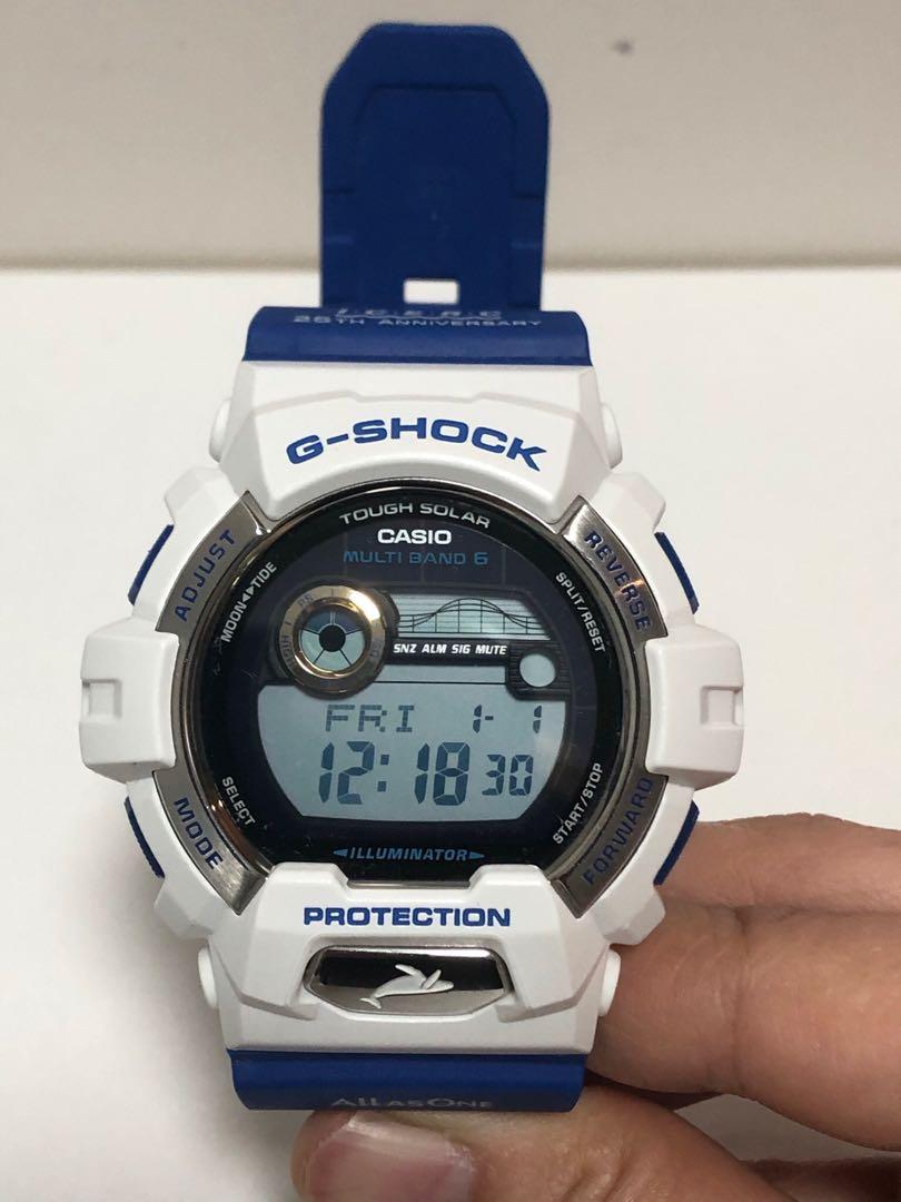 CASIO G-SHOCK x ICERC 25周年紀念鯨豚糸列GWX-8903K-7JR, 名牌, 手錶 