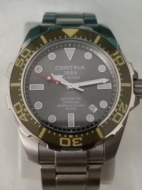 Certina titanium clearance ds action