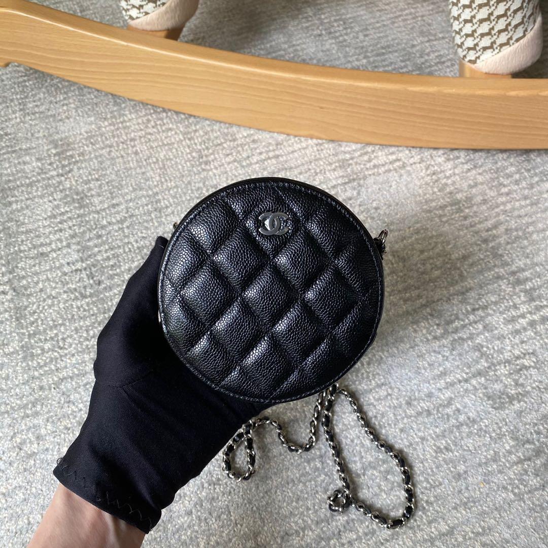 Chanel Round Sling, Luxury, Bags & Wallets on Carousell
