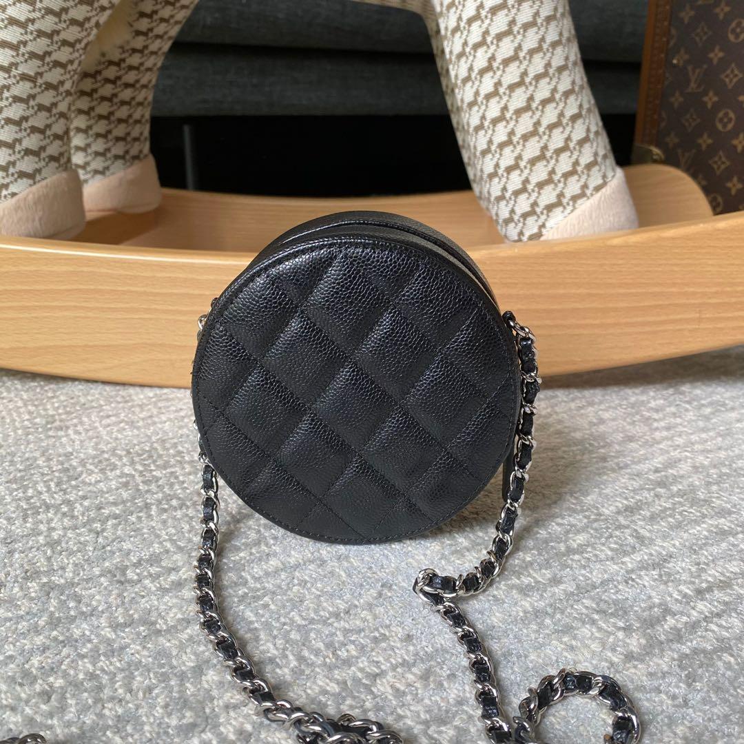 Chanel Round Sling, Luxury, Bags & Wallets on Carousell