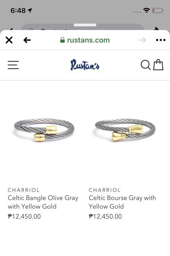 Charriol deals couple bangle