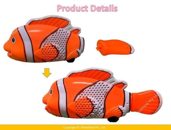 Nemo battery operated fish clearance