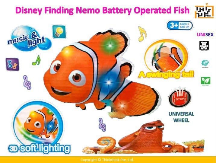 Nemo battery discount operated fish