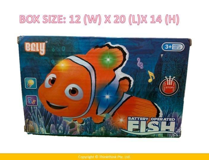 Nemo battery operated on sale fish