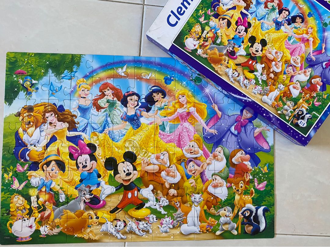 Disney Jigsaw puzzles Princess & Mickey, Hobbies & Toys, Toys & Games
