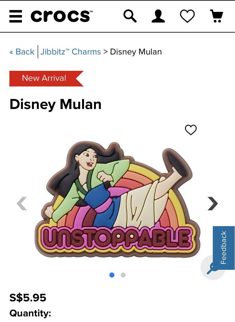 Crocs mulan best sale