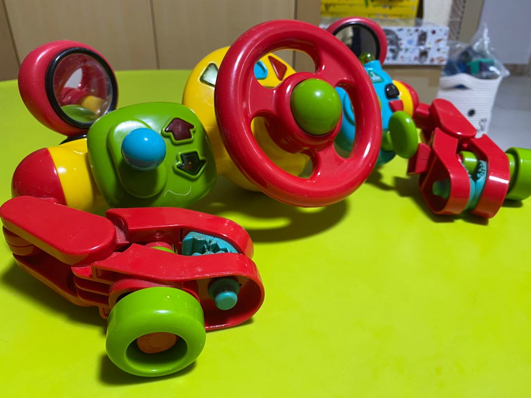 ELC baby car steering wheel with light sound Babies Kids Infant Playtime on Carousell