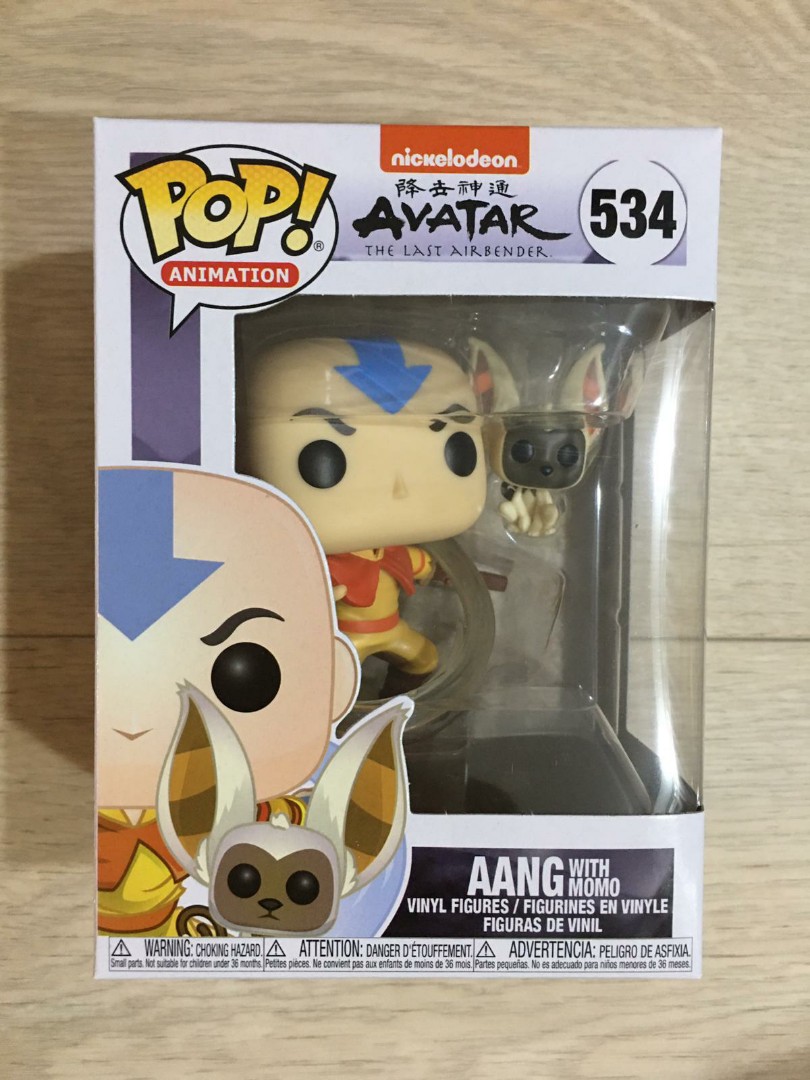 funko pop aang with momo