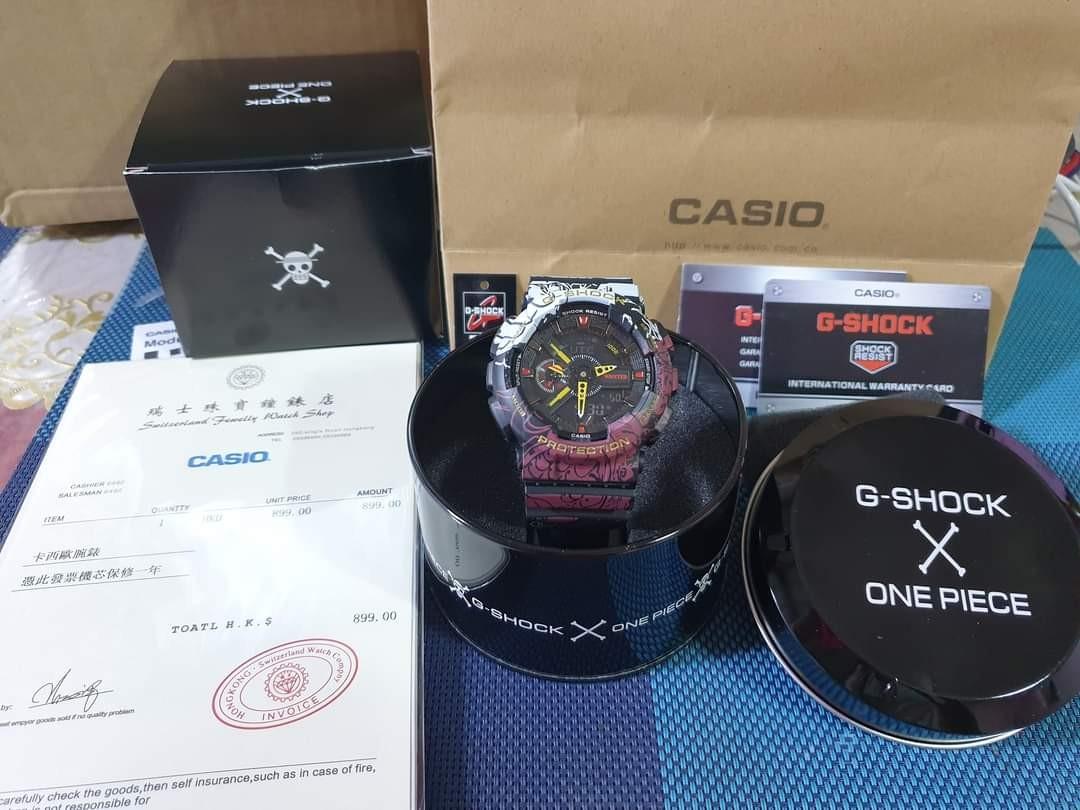 One piece g shock hot sale for sale