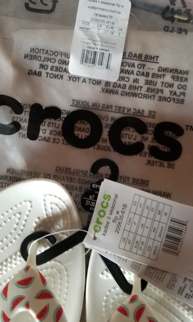 crocs 5 7 size