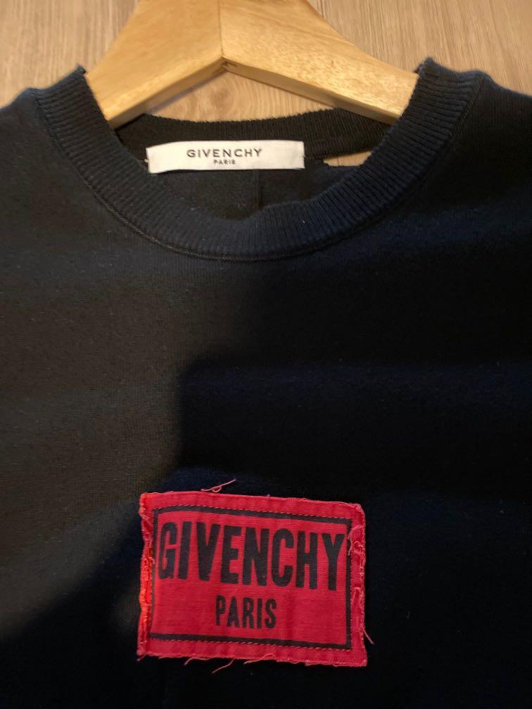 Givenchy distressed sweater Men s Fashion Tops Sets Tshirts