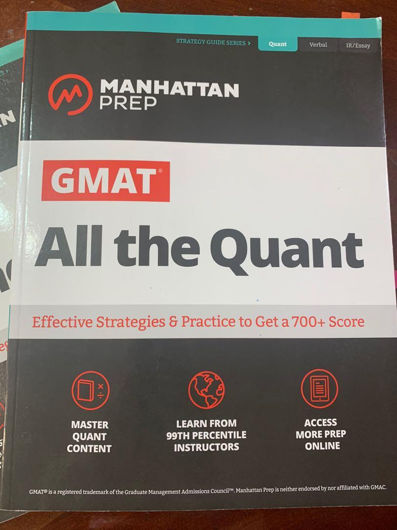 GMAT Manhattan Prep 2020, 興趣及遊戲, 書本 & 文具, 書本及雜誌 補充練習 Carousell