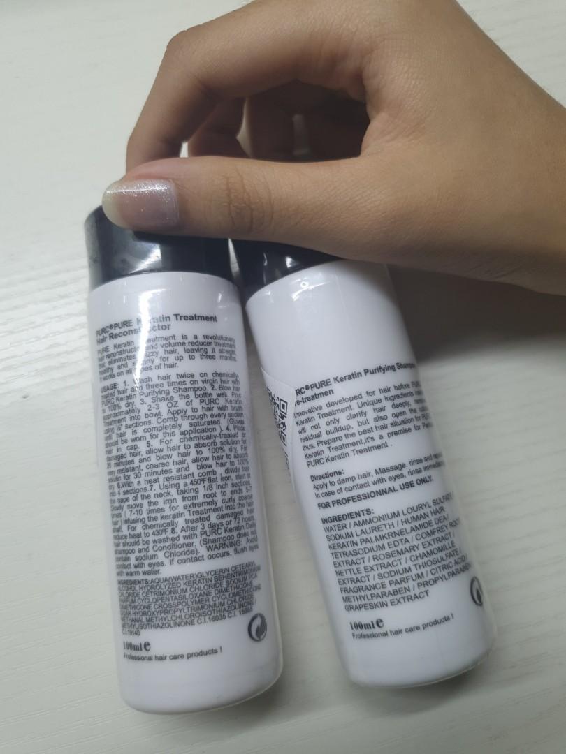 Hair keratin treatment Defrizzing treatment Professional use Beauty Personal Care Hair on Carousell