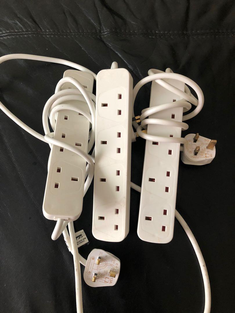 Ikea Extension Cord set of 3, TV & Home Appliances, Electrical