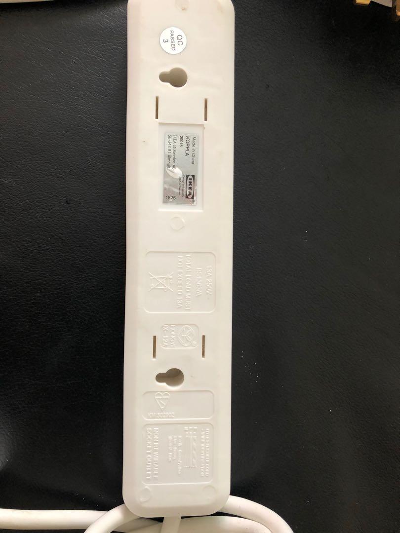Ikea Extension Cord set of 3, TV & Home Appliances, Electrical