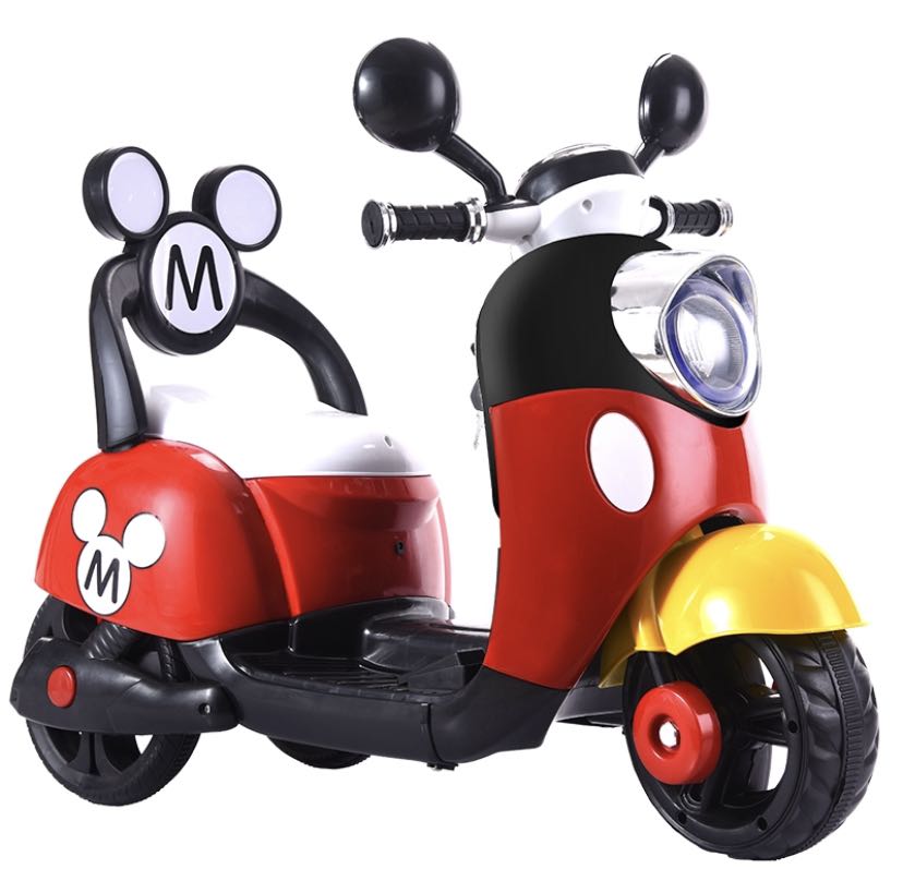 INSTOCK MICKEY MOUSE BIKE SCOOTER New children battery operated