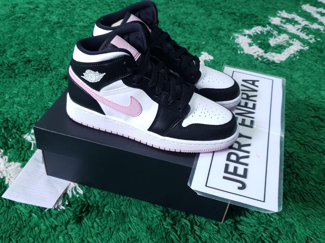 jordan 1 mid light arctic pink
