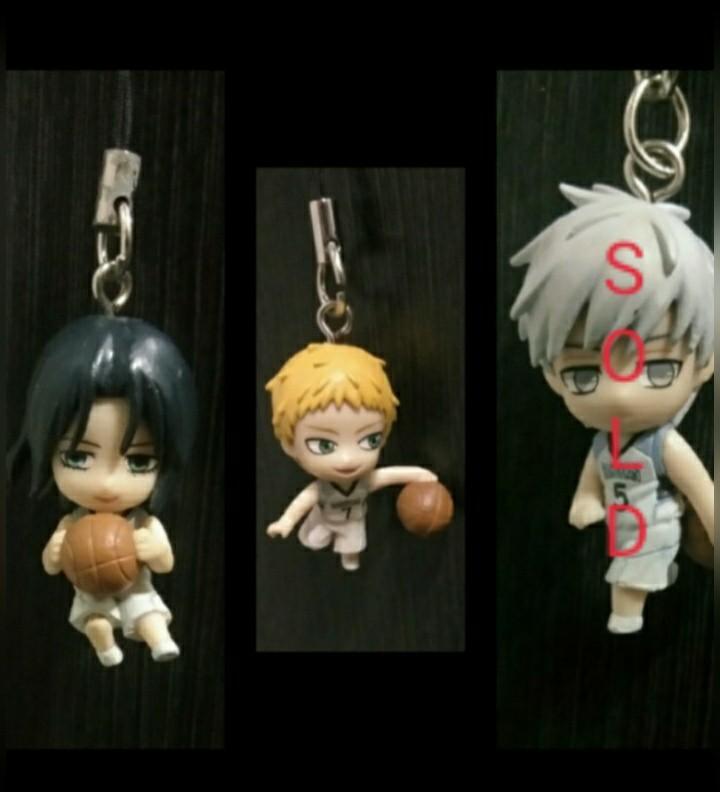 KnB Rakuzan Members Gacha Keychain (Category: J-Wave Merchandise) located in Quezon City. Submitted by rightyriko (Listing ID 1042311369, Image 1). Description: Preloved Very Good Condition Mibuchi P200 Hayama P200 - SOLD Mayuzumi P200 - SOLD Got from Comic Alley‘s Gacha machine for P300 each.