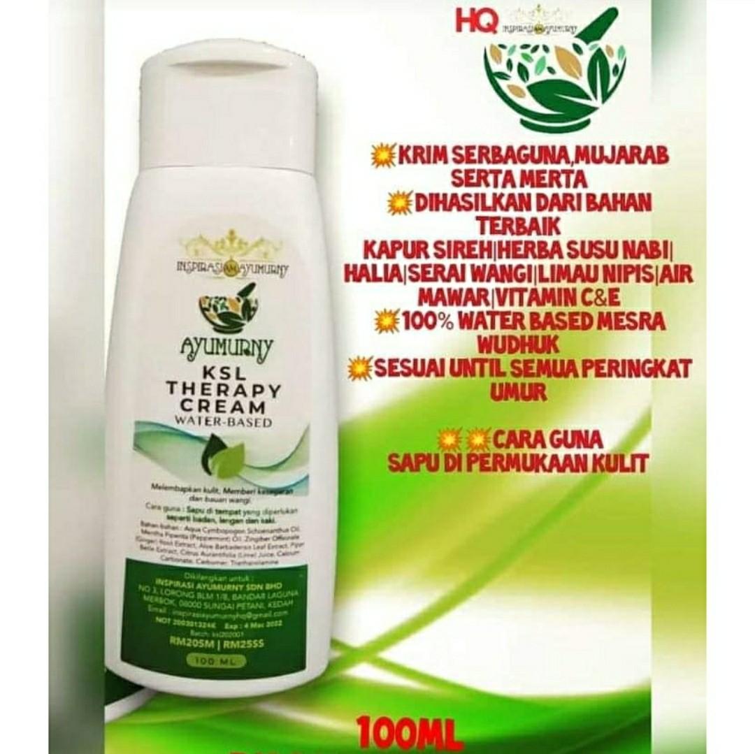 Ksl Therapy Cream Health Beauty Bath Body On Carousell
