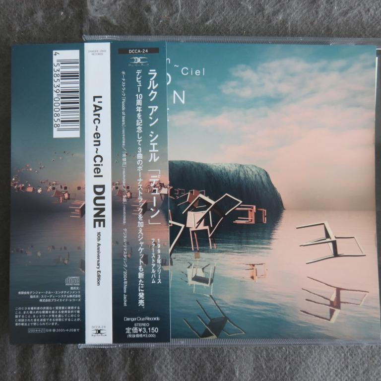 L'Arc~en~CieL - DUNE CD (04年日本版, 側帶付) 3150yen, 興趣及遊戲 