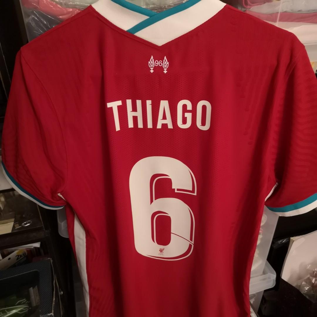 Liverpool Thiago Nike Vapor Home Jersey Size M