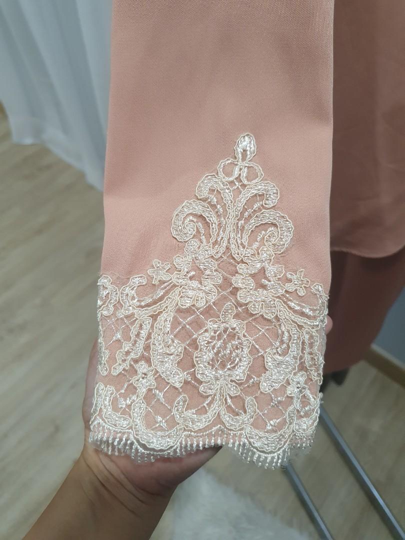 SORAYA LACE KURUNG in BRICK ORANGE