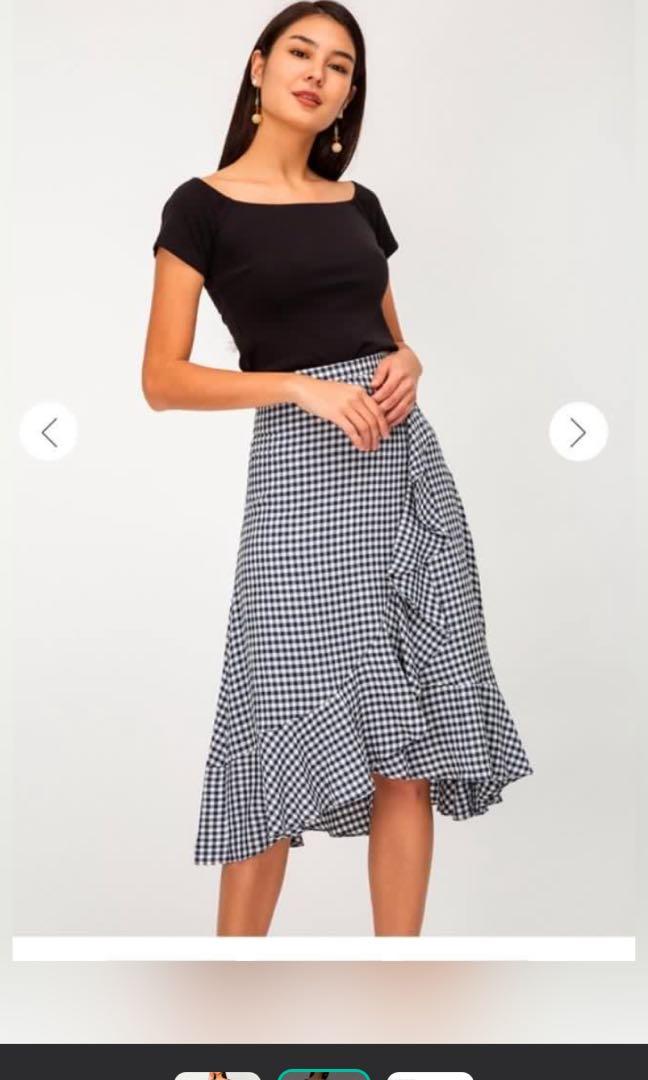 jag gingham skirt