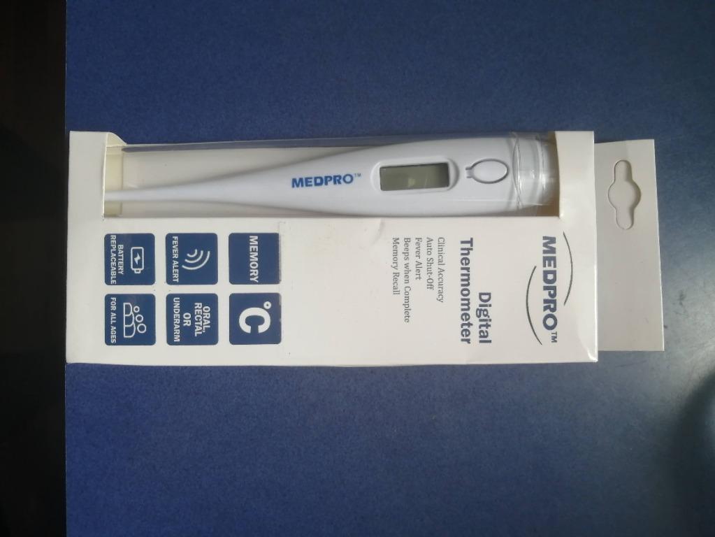 Medpro Clinical Thermometer, Health & Nutrition, Thermometers on Carousell