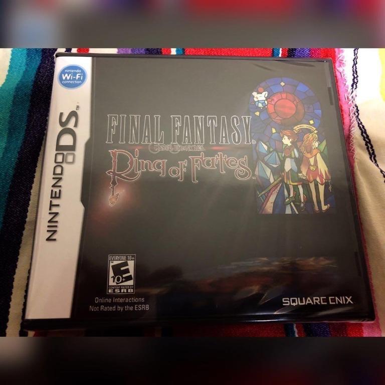 New Final Fantasy Ring Of Fates Nintendo Ds Rpg Game 3ds Dsi Video Gaming Video Games Nintendo On Carousell