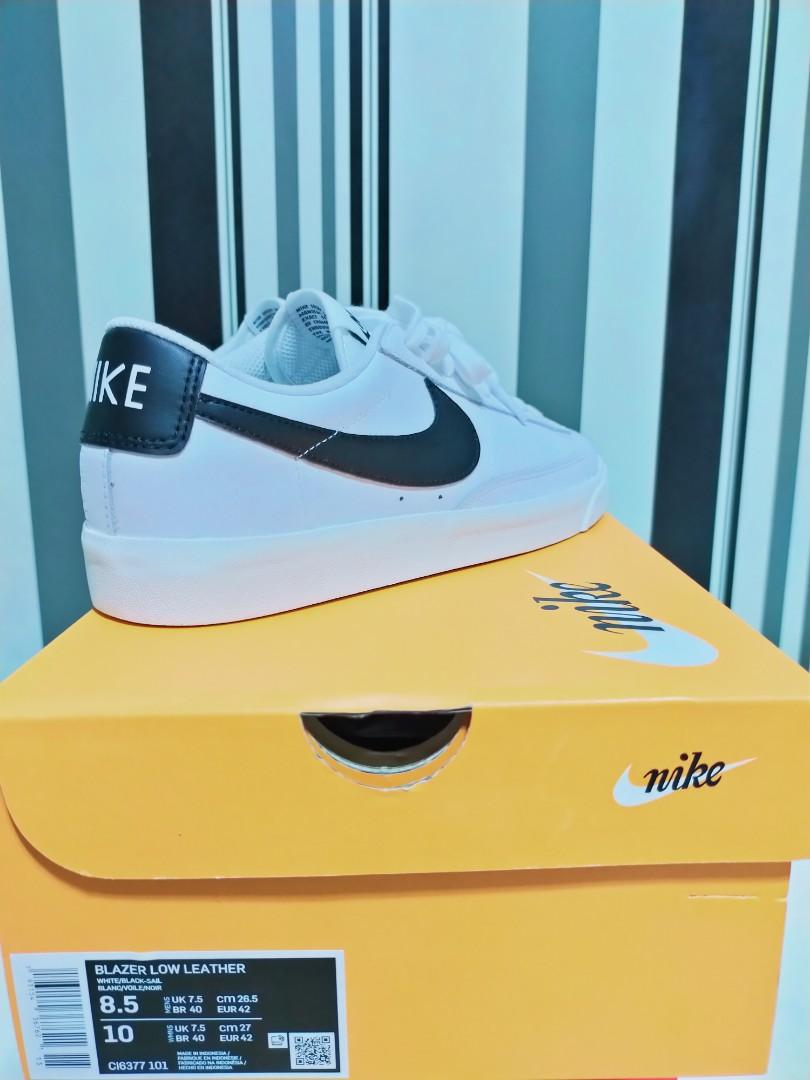 Grup Stevenson Sozlesme Nike Blazer Low Leather White Black Uk Marksist Metin Fosil