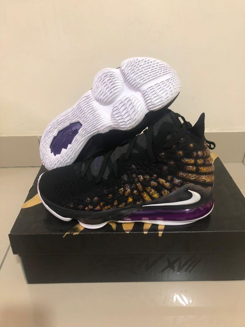 nike lebron xvii low lakers