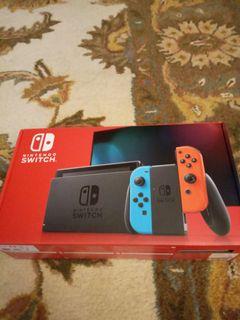 Nintendo Switch V2 with case