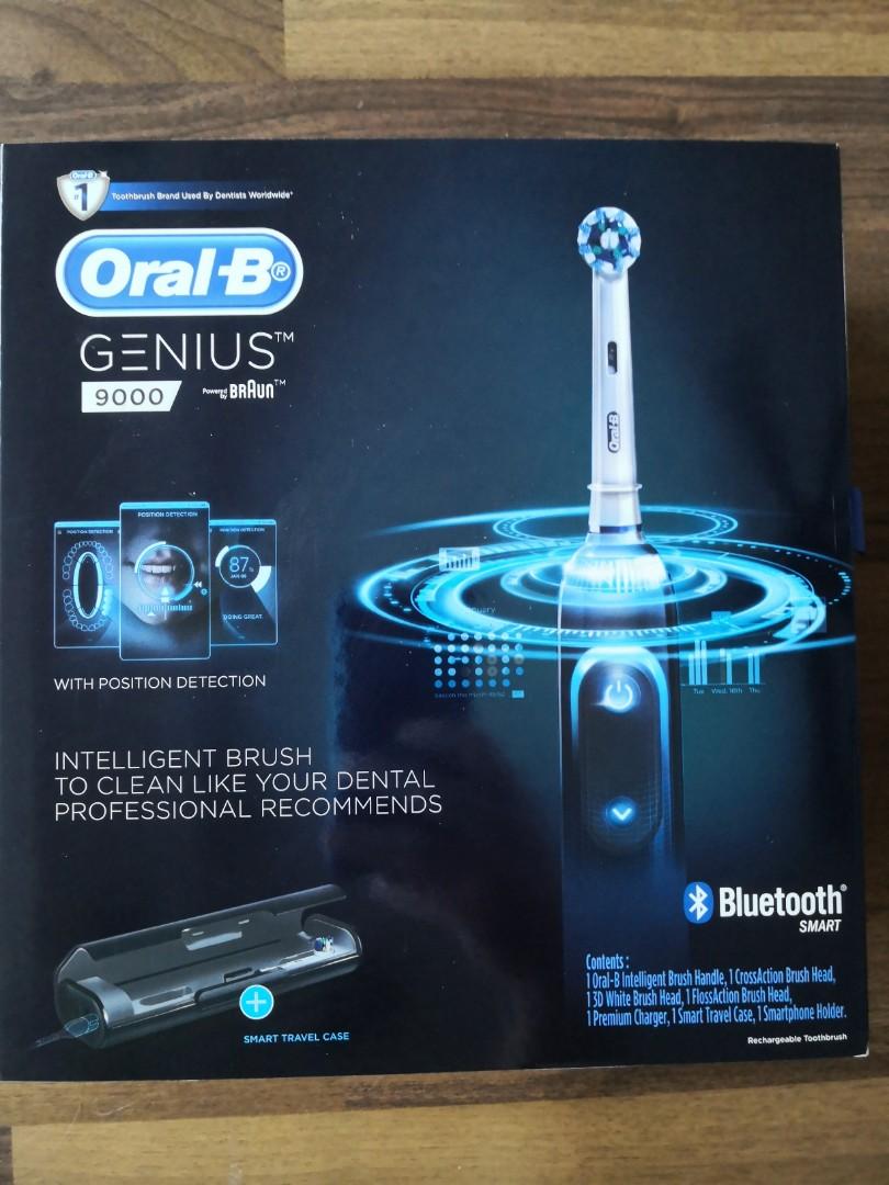 oral b genius 9000 charge time