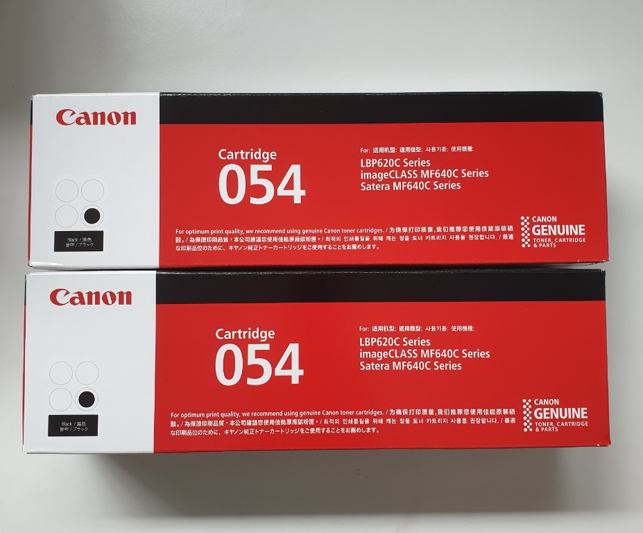 canon genuine toner cartridge 054 black
