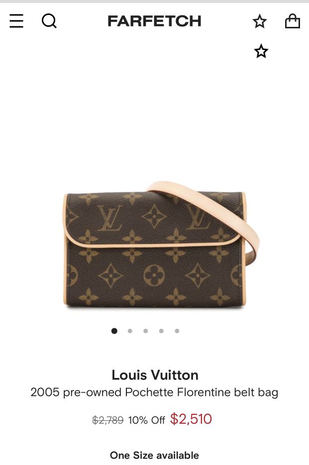 Louis Vuitton 2020 pre-owned Double Zip Pochette Clutch Bag - Farfetch