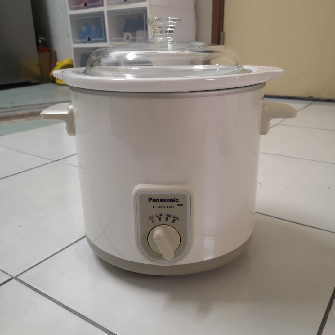 Panasonic Slow Cooker NFM301AW 3L, TV & Home Appliances, Kitchen