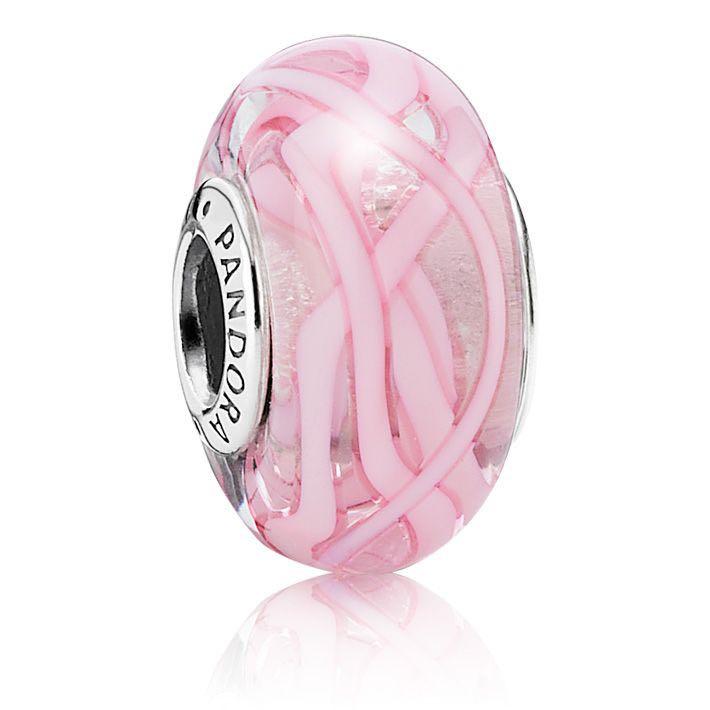 Pink ribbon pandora charm store