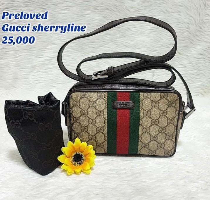 prelove gucci sherryline (Category: Luxury Bags & Wallets) located in Quezon City. Submitted by graciasluxurybag (Listing ID 1057421756, Image 1). Description: .