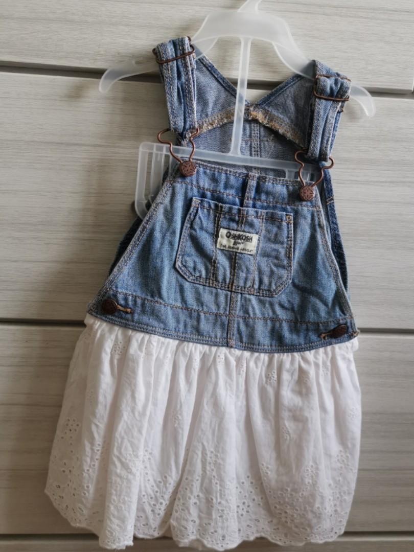 oshkosh denim tulle dress