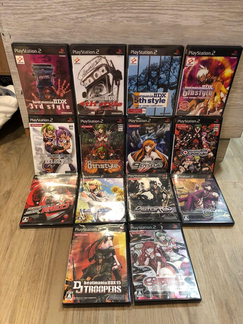 ps2 beatmania iidx 3rd 16th 全套 konami