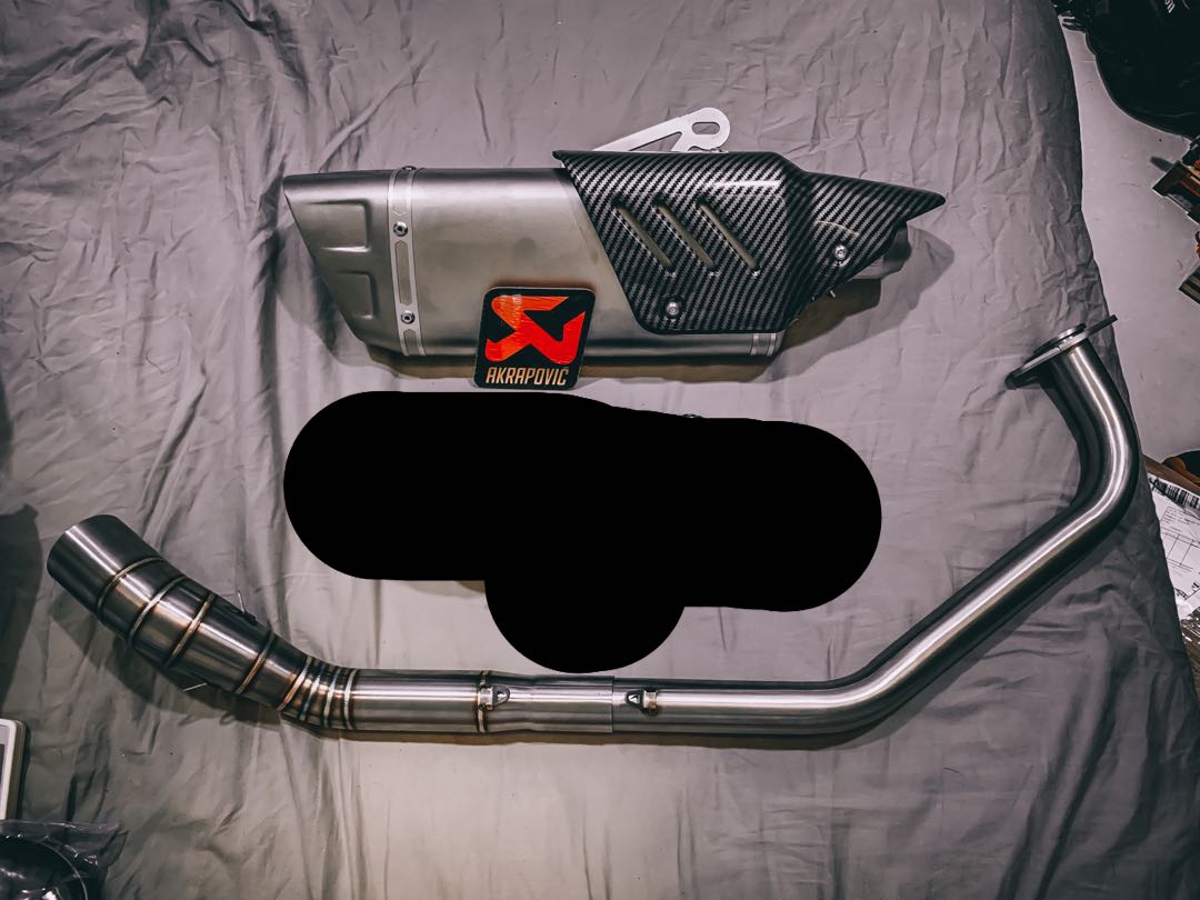 Akrapovic exhaust shop for r15 v3