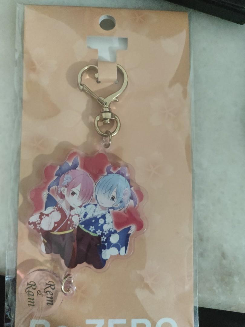 Re zero keychain rem and ram Hobbies Toys Memorabilia