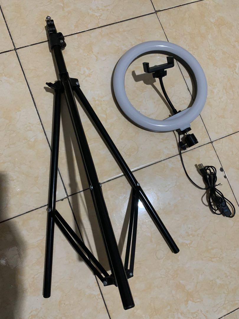 RING LIGHT & TRIPOD 2M, Telepon Seluler & Tablet, Aksesoris Tablet