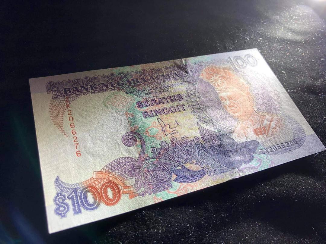 Series 6 Malaysia Ringgit 100 US BANKNOTE (RM 100), Vintage ...