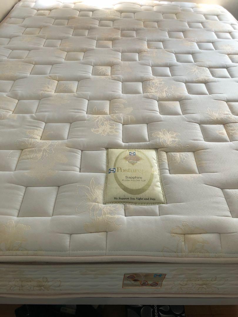 Sealy Posturepedic Sapphire Mattress (Queen Size), Furniture & Home