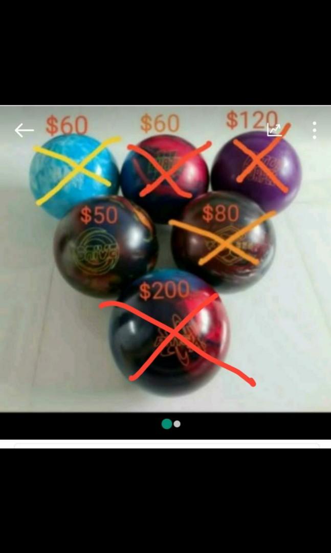 STORM 2HAND DRILL BOWLING BALL, Sports Equipment, Sports & Games