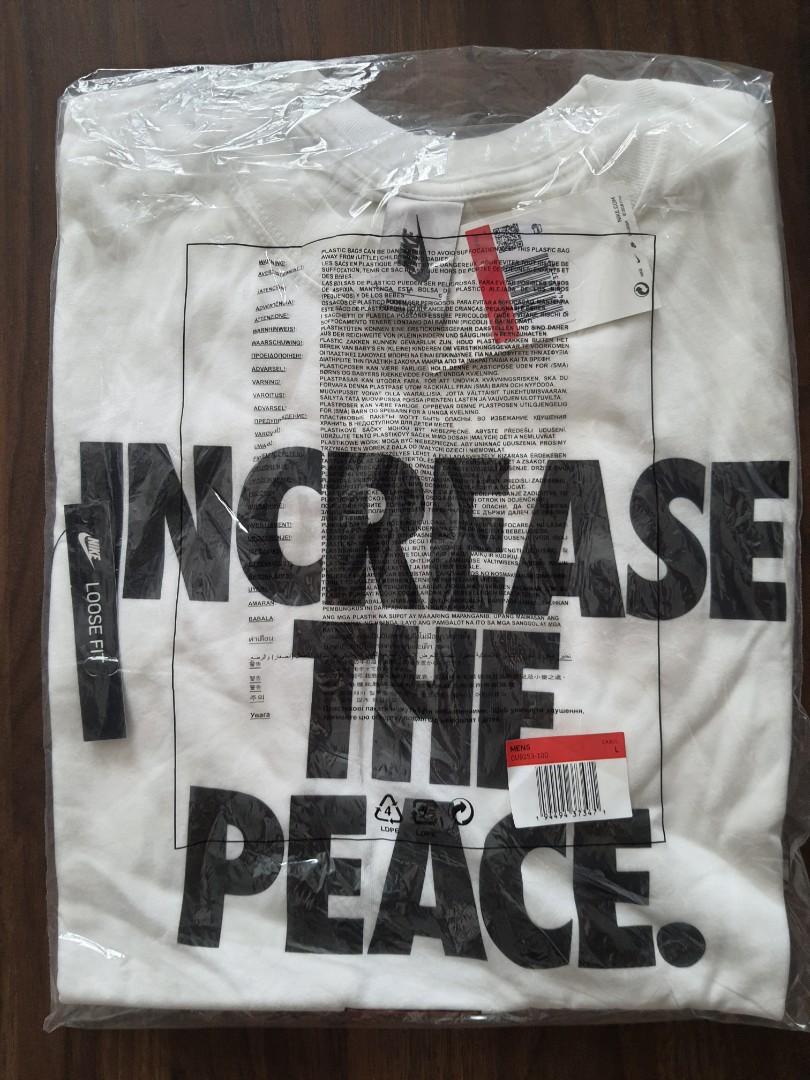stussy nike increase the peace