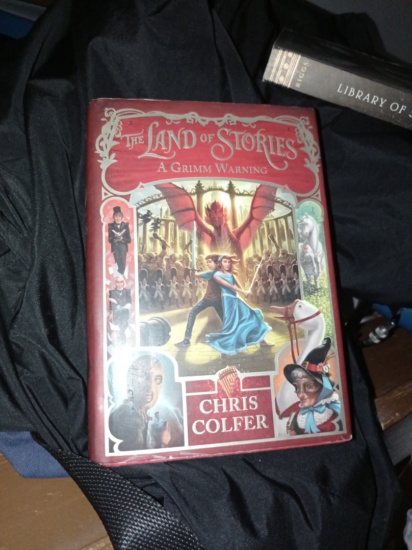 The Land Of Stories A Grimm Warning by Chris Colfer Hardbound, Hobbies