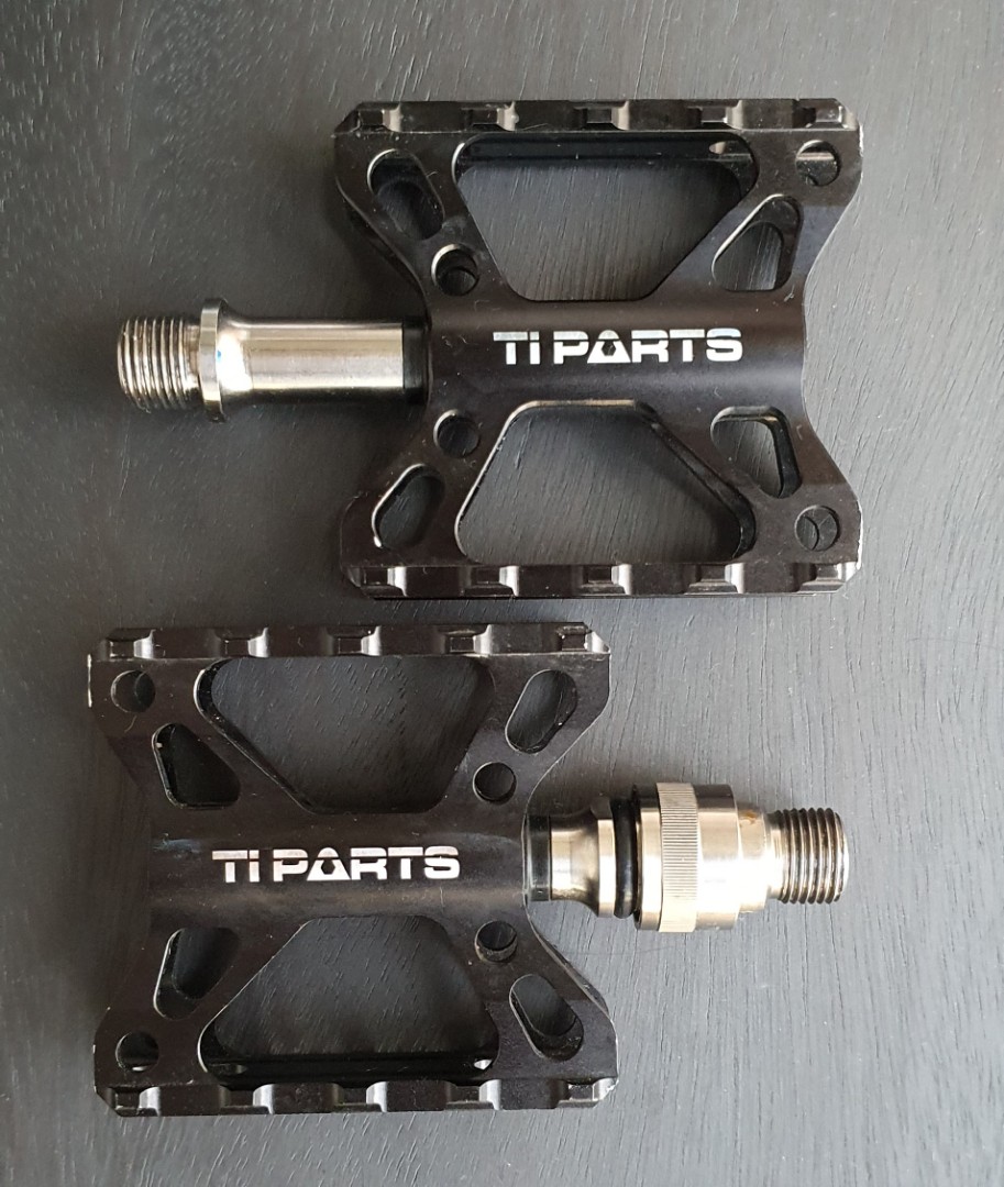 Ti Parts Workshop Titanium Double X QD Pedal for Brompton Bicycle
