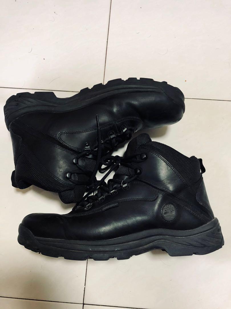 Timberland white discount ledge black